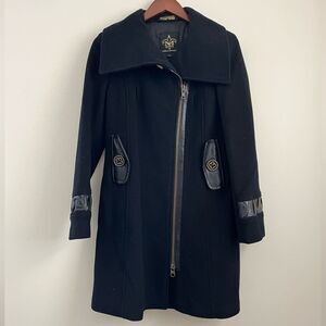 Mackage Wool Leather Coat | Size Large